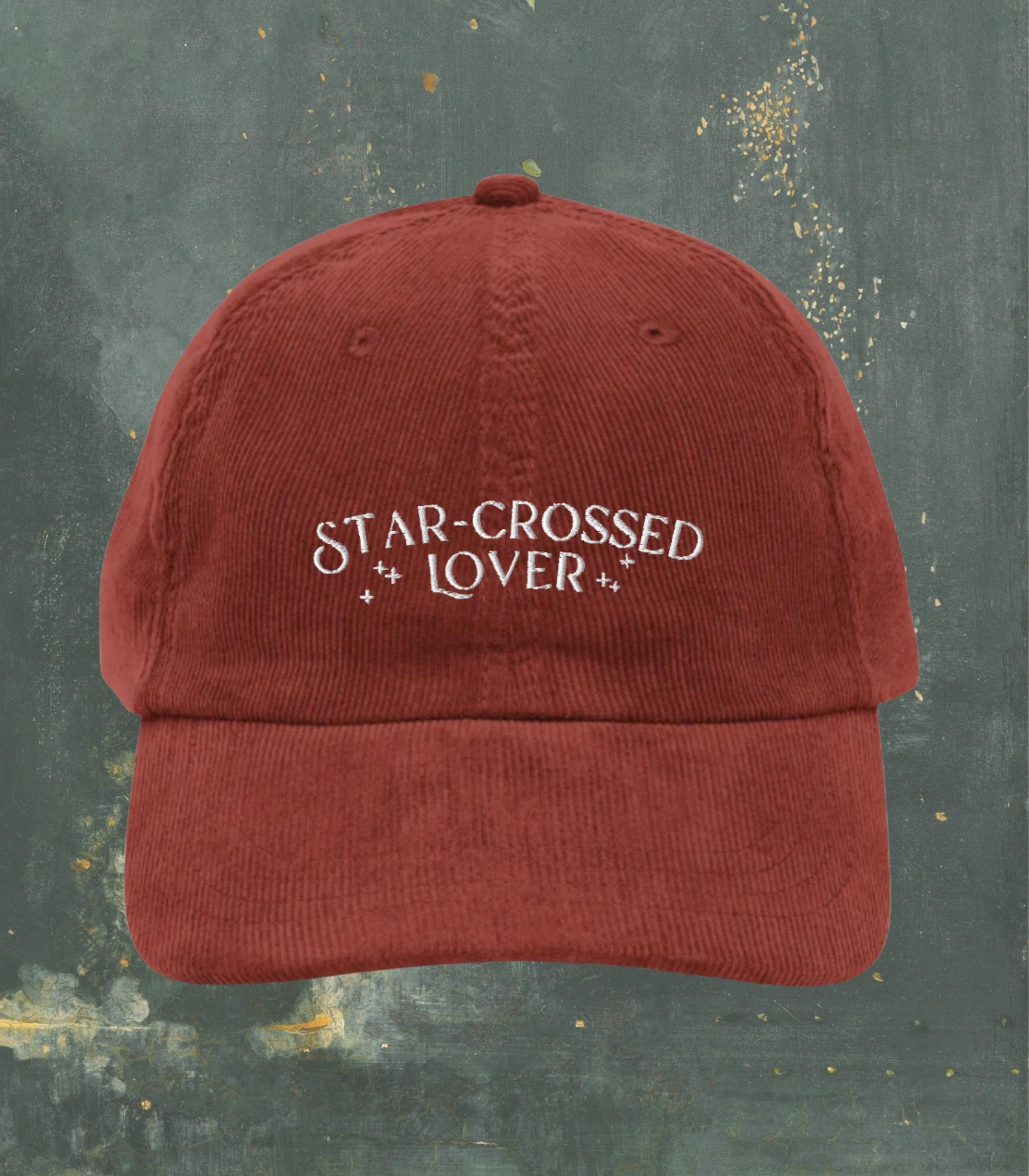 Star Crossed Lover Shakespeare Romeo Juliet Embroidered Hat * Valentine Drama Theater Teacher Theatre Kid Cast Wrap Gift Valentine Romance