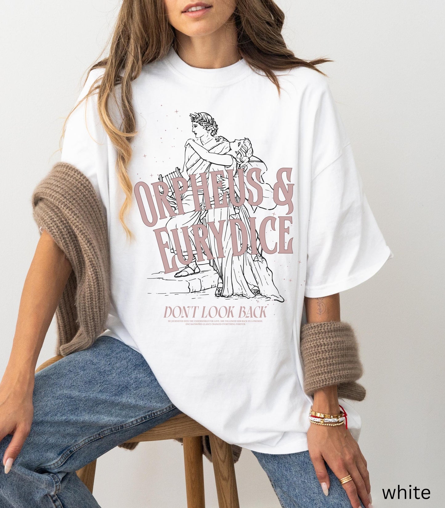 Orpheus and Eurydice Comfort Colors Tee * Don't Look Back Subtle Greek Mythology Hades Persephone Dark Academia Drama Musical Theatre Kid