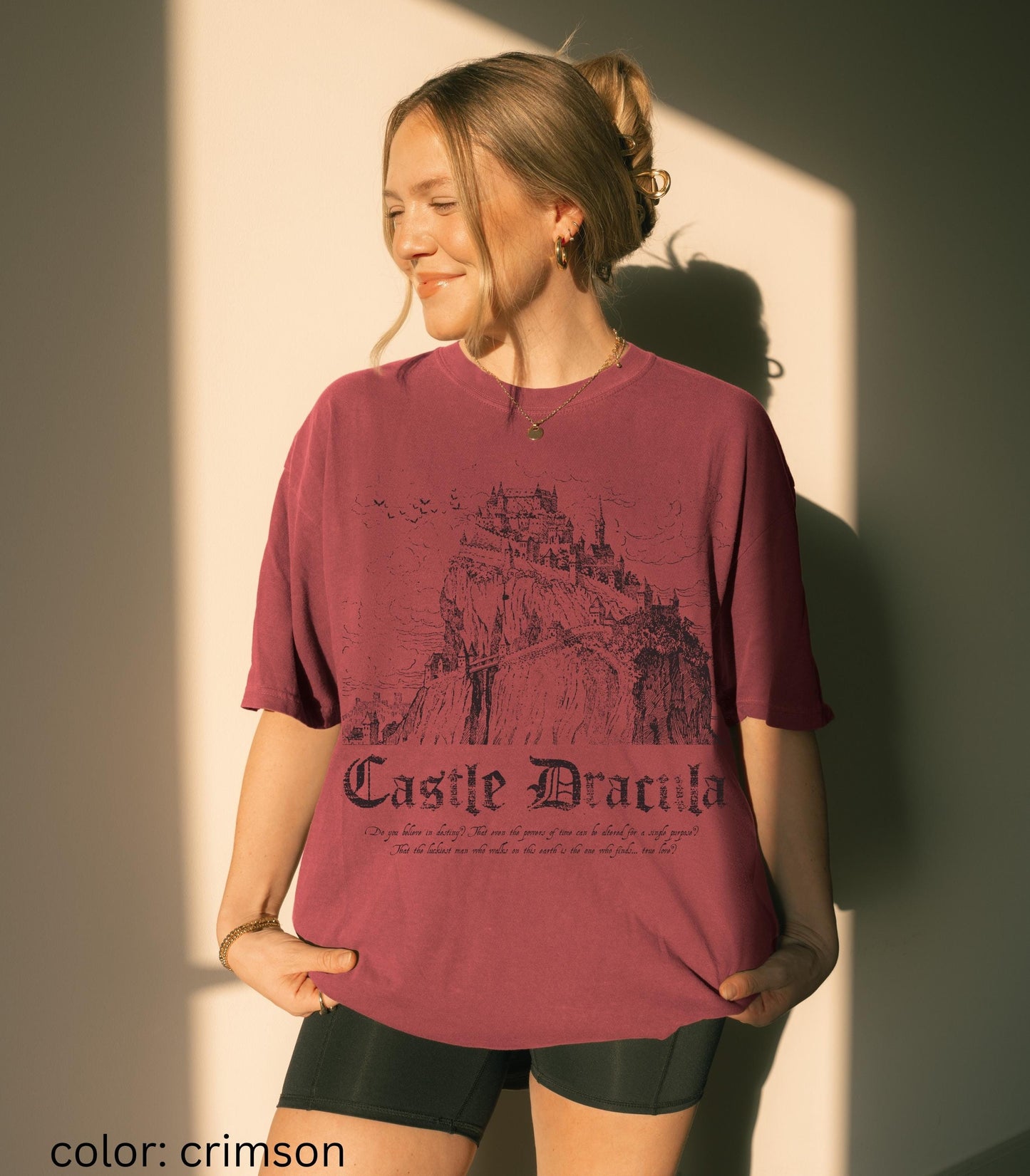 Bram Stoker's Castle Dracula King of Vampires Comfort Colors Tee * Morally Grey Villain Cult Classic Horror Movie Bats Dark Romance Bookish