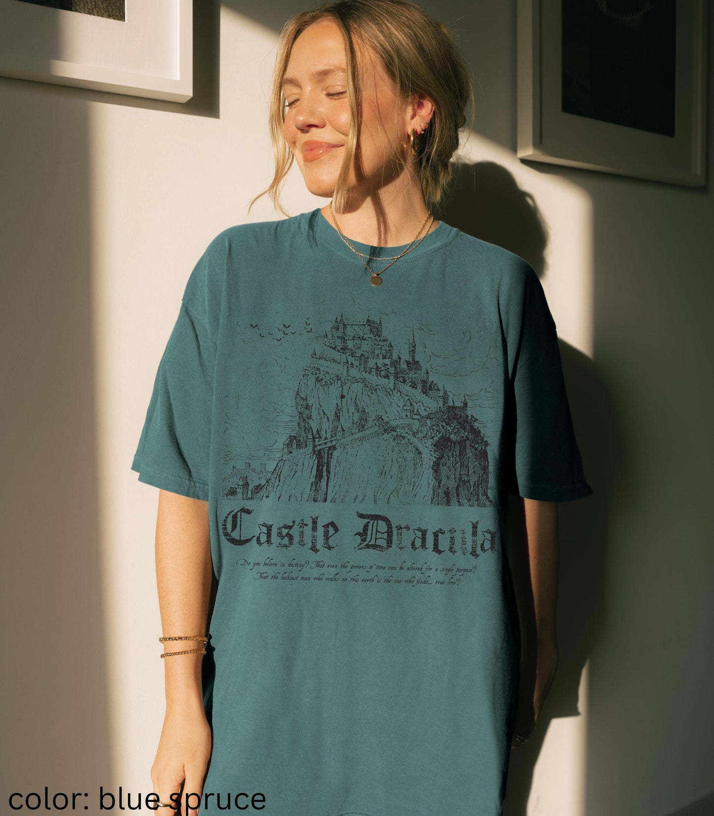 Bram Stoker's Castle Dracula King of Vampires Comfort Colors Tee * Morally Grey Villain Cult Classic Horror Movie Bats Dark Romance Bookish