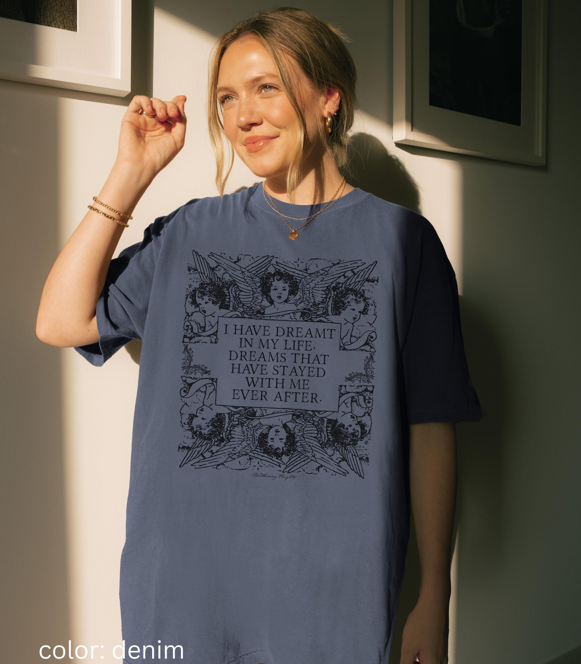 Wuthering Heights Dreams Ever After Emily Bronte Tee * Dark Academia Gothic Romance Cathy Heathcliff Movie Lover Valentine 2026 Bookish Alt