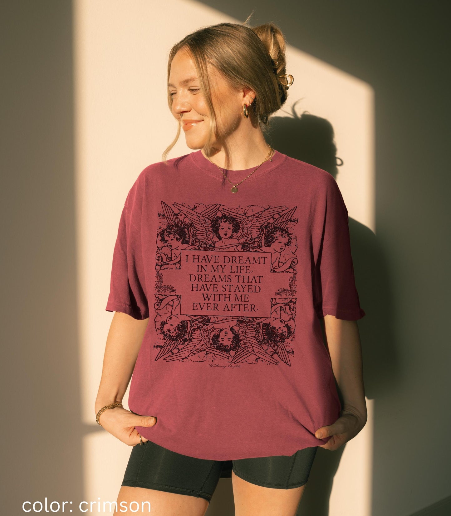 Wuthering Heights Dreams Ever After Emily Bronte Tee * Dark Academia Gothic Romance Cathy Heathcliff Movie Lover Valentine 2026 Bookish Alt