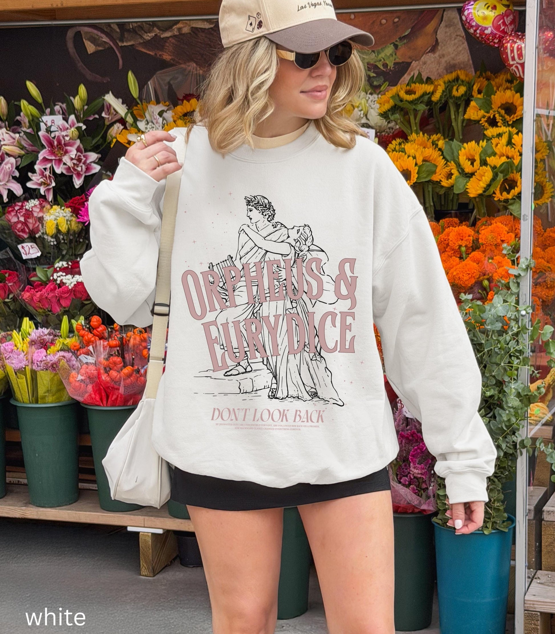 Orpheus Eurydice Comfort Colors Sweatshirt Greek Mythology Don't Look Back Hades Persephone Dark Academia Drama Teacher Musical Theatre Gift