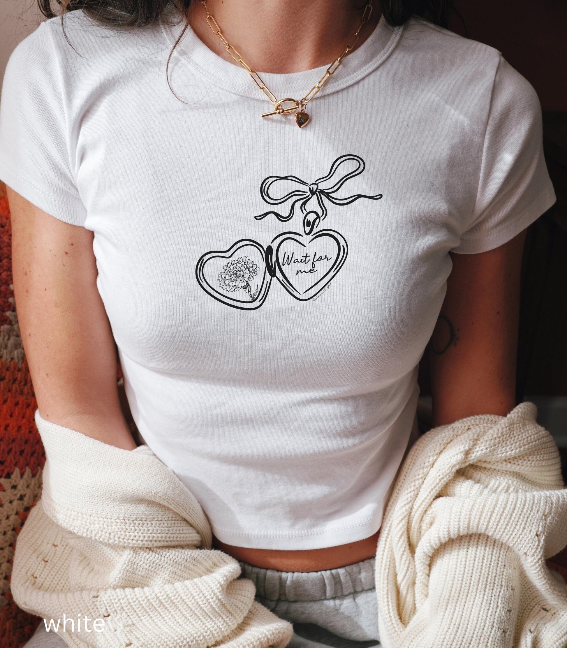 Orpheus and Eurydice Locket Baby Tee Subtle Greek Mythology Hades Persephone Dark Academia Underworld Styx Hell Back Musical Theatre Kid