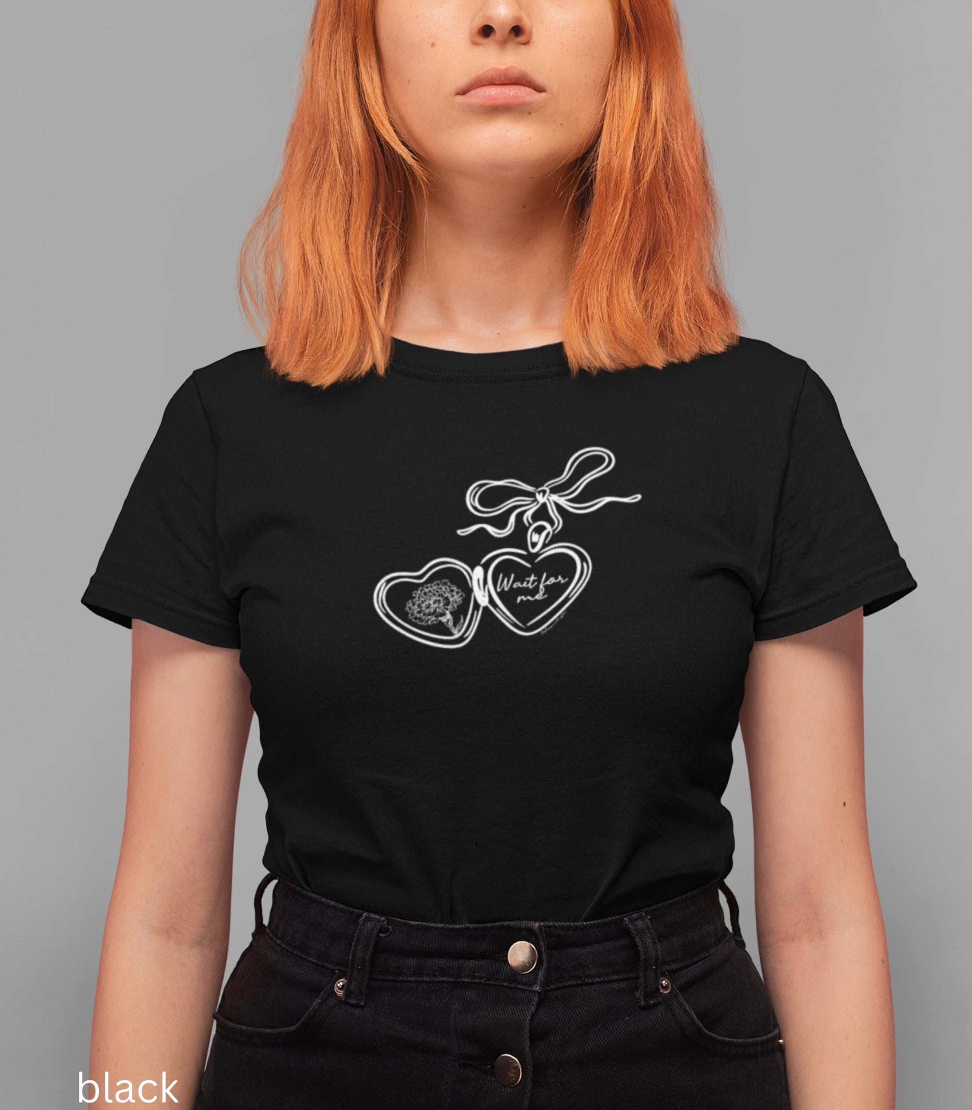 Orpheus and Eurydice Locket Baby Tee Subtle Greek Mythology Hades Persephone Dark Academia Underworld Styx Hell Back Musical Theatre Kid