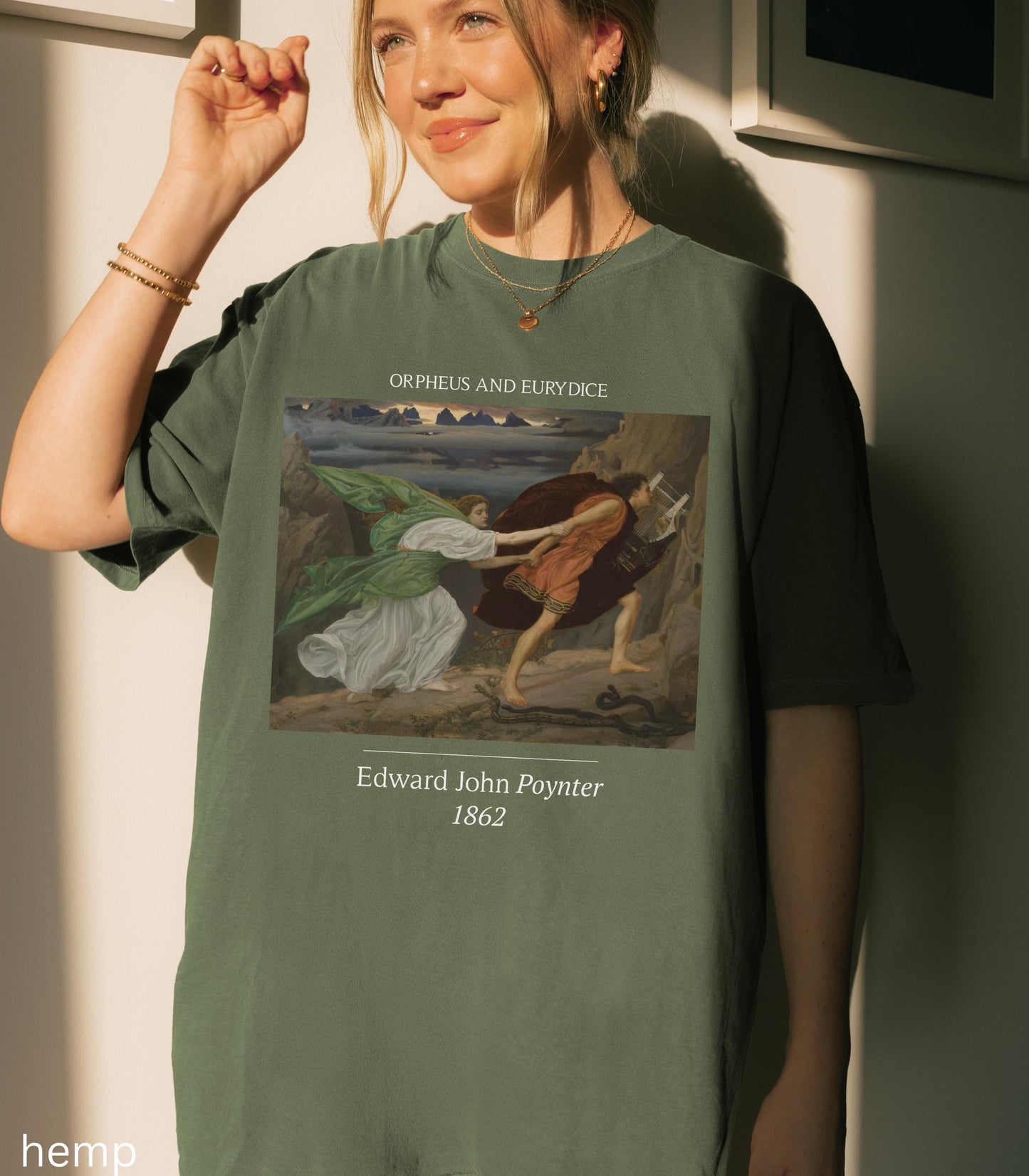 Orpheus and Eurydice Painting Greek Mythology Tee Don't Look Back Subtle Hades Persephone Dark Academia Drama Musical Theatre Cast Wrap Gift