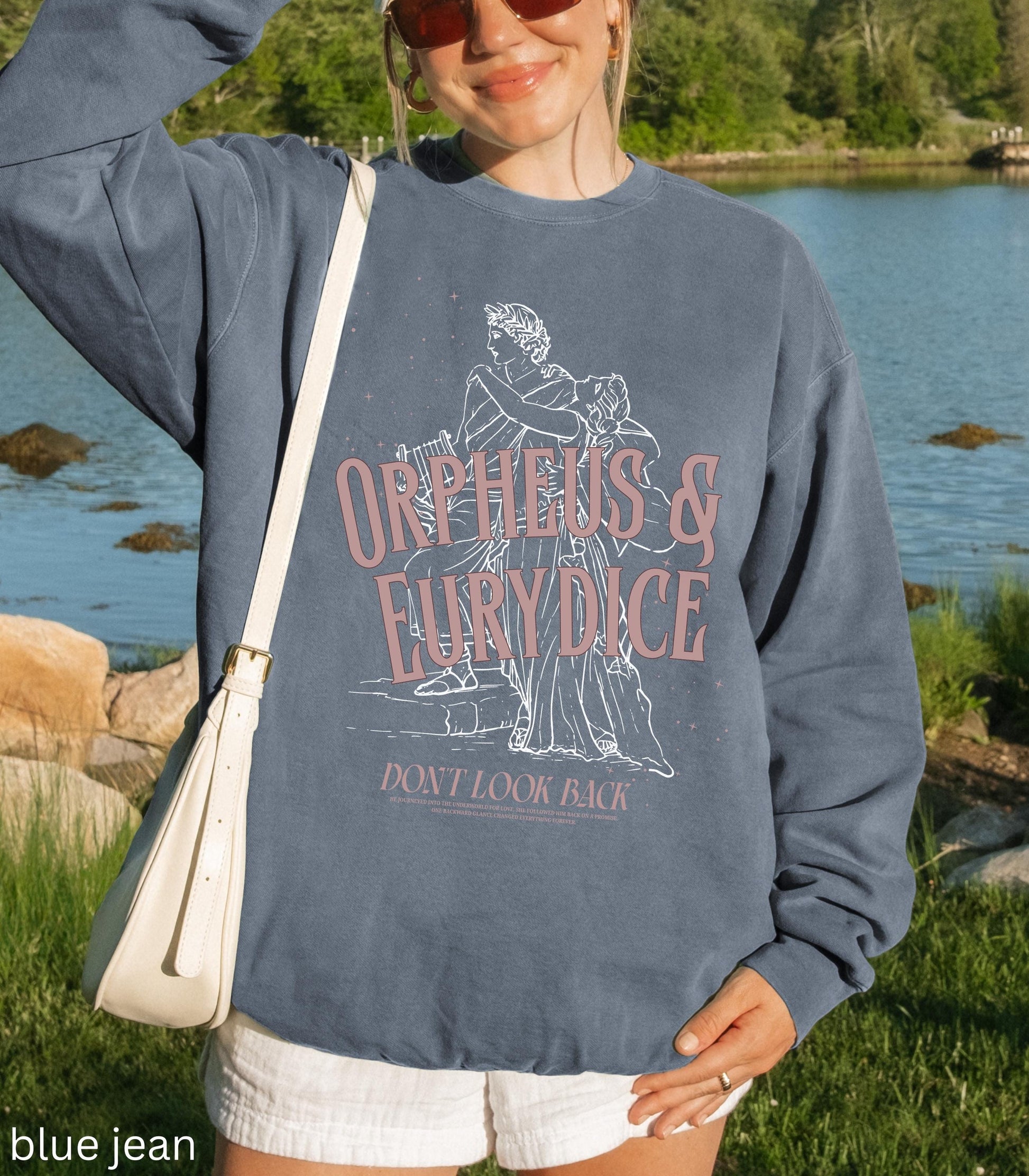 Orpheus Eurydice Comfort Colors Sweatshirt Greek Mythology Don't Look Back Hades Persephone Dark Academia Drama Teacher Musical Theatre Gift