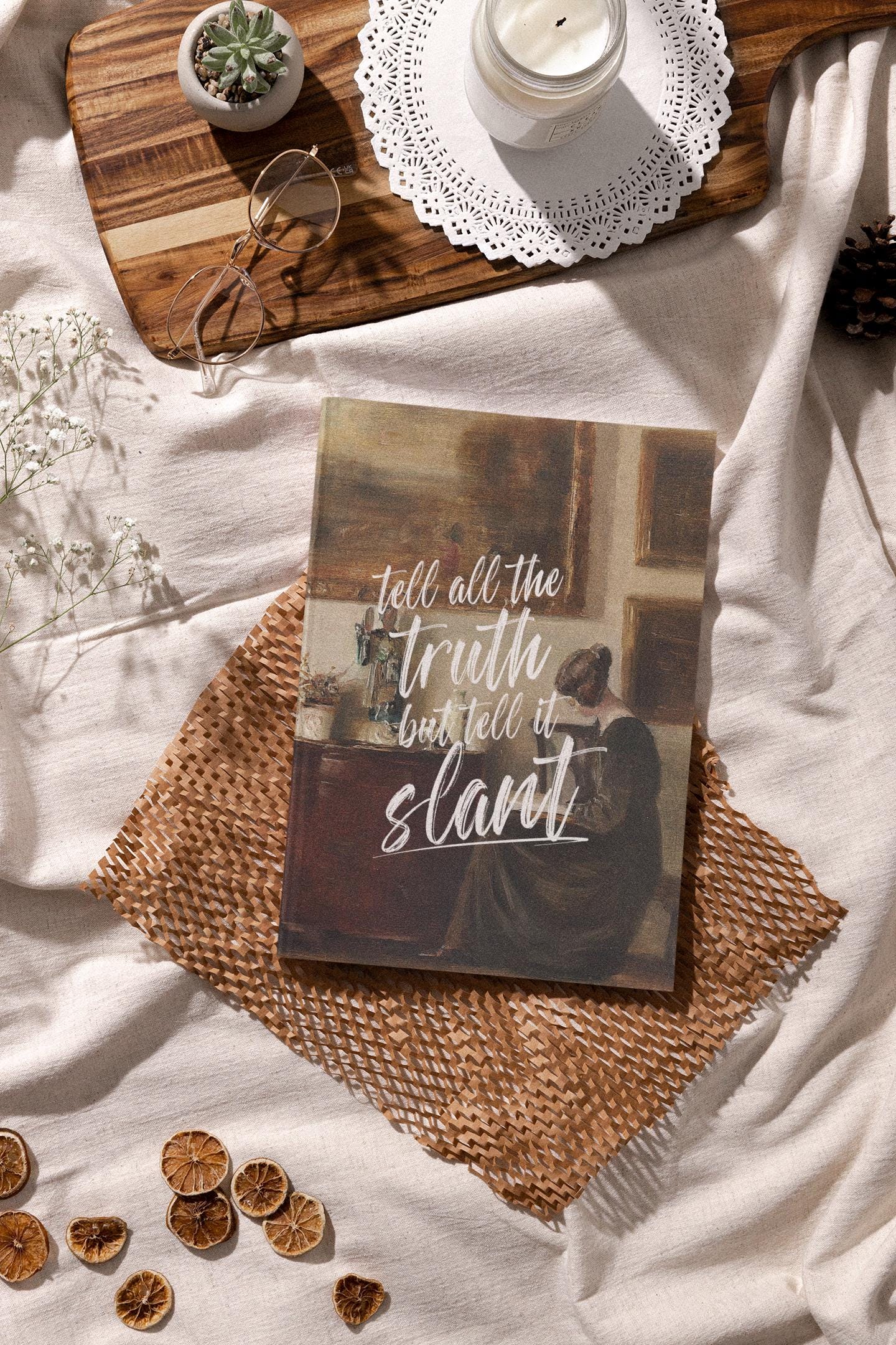 Tell it Slant * Emily Dickinson Hardcover Writing Journal