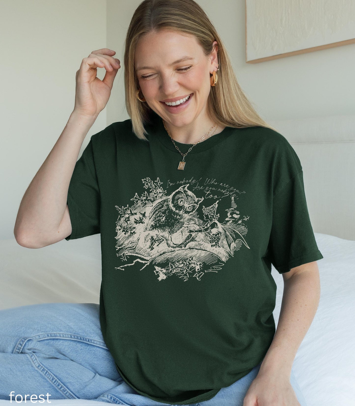 I am nobody, who are you? * Emily Dickinson Quote T-shirt