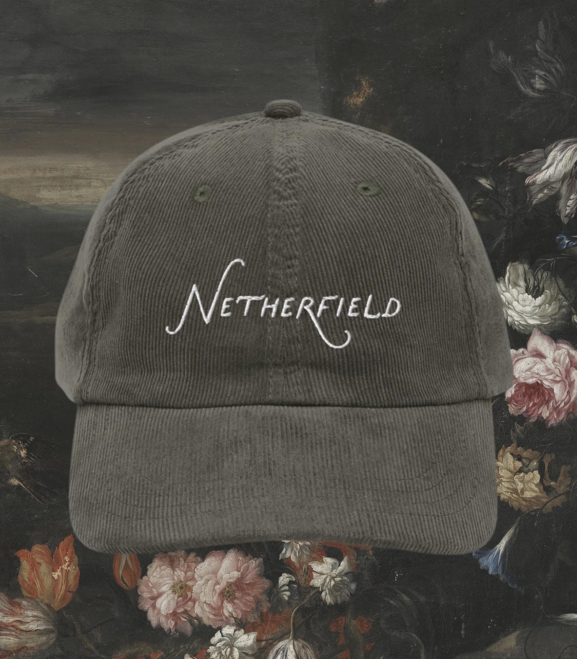 Pride & Prejudice Netherfield Vintage Embroidered Corduroy Hat Pemberley Darcy Fond of Walking Hot Girl Walk Bookish Gift Jane Austen Merch