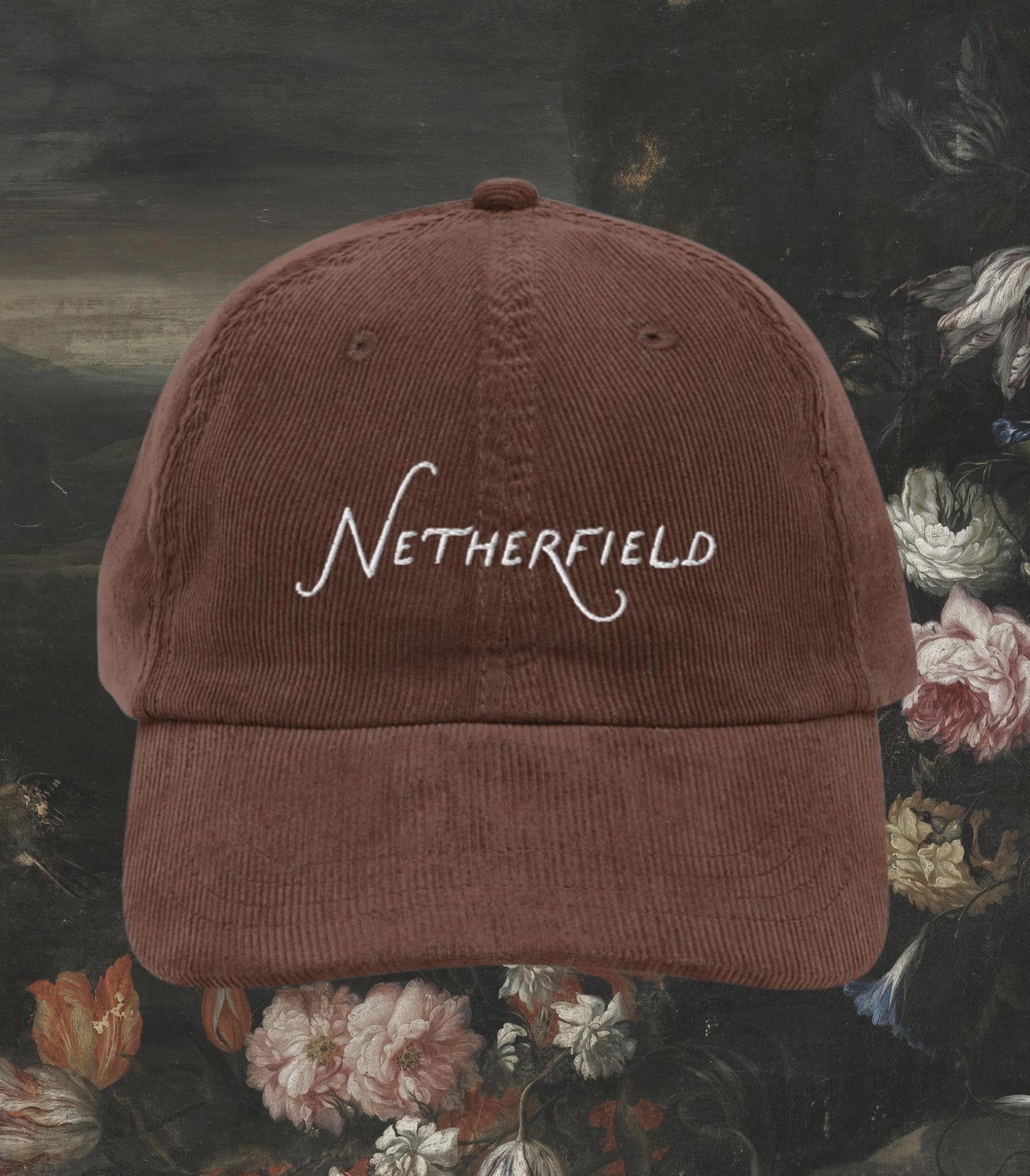 Pride & Prejudice Netherfield Vintage Embroidered Corduroy Hat Pemberley Darcy Fond of Walking Hot Girl Walk Bookish Gift Jane Austen Merch