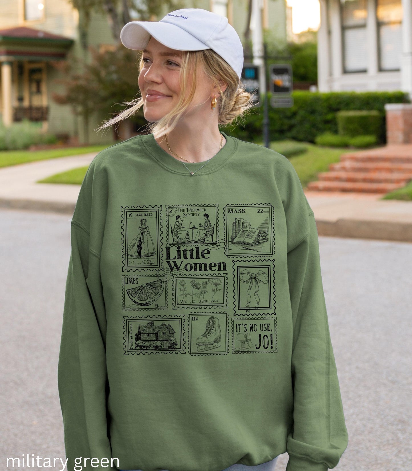 Little Women Literary Stamp Collection Sweatshirt
