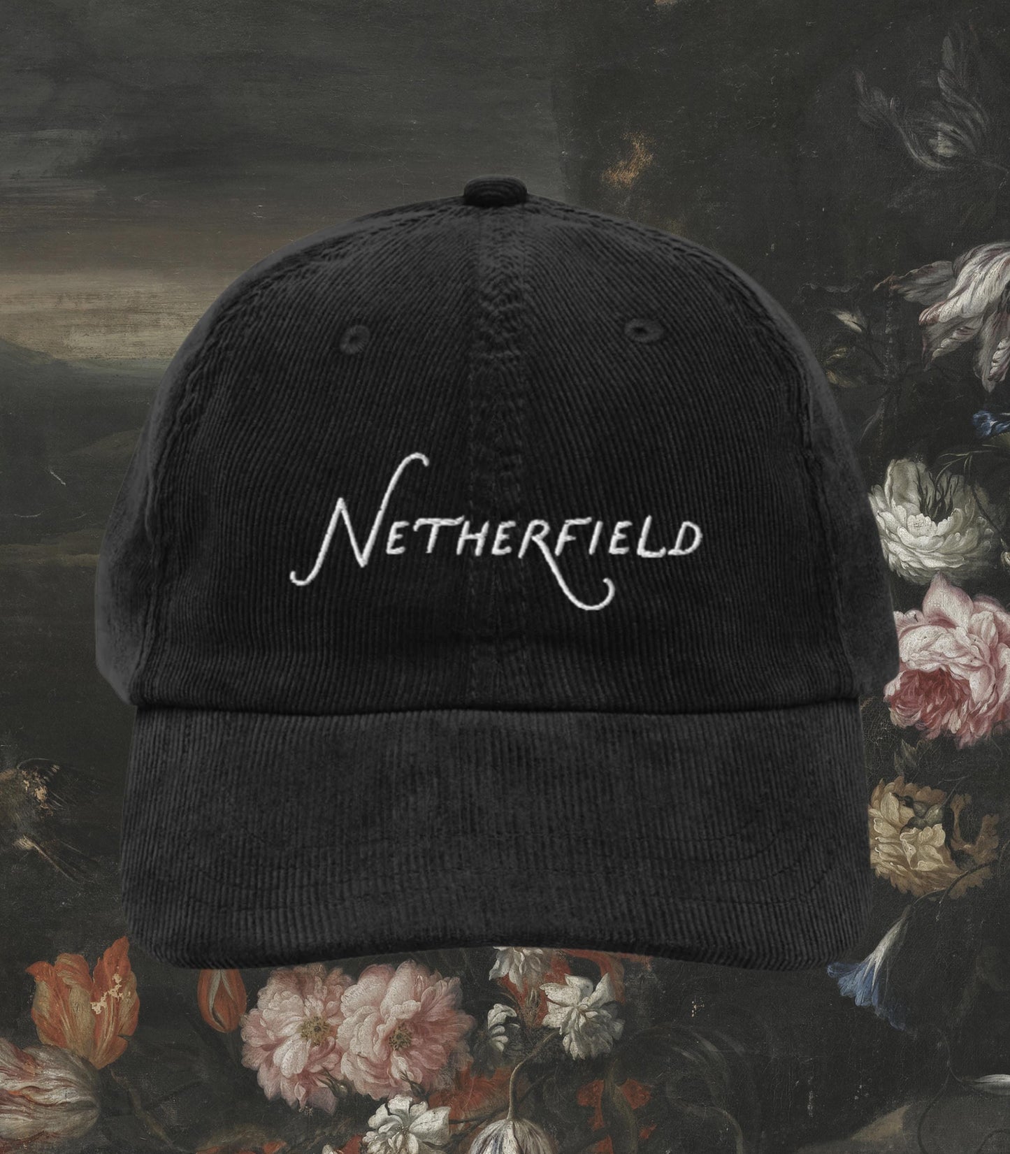 Pride & Prejudice Netherfield Vintage Embroidered Corduroy Hat Pemberley Darcy Fond of Walking Hot Girl Walk Bookish Gift Jane Austen Merch
