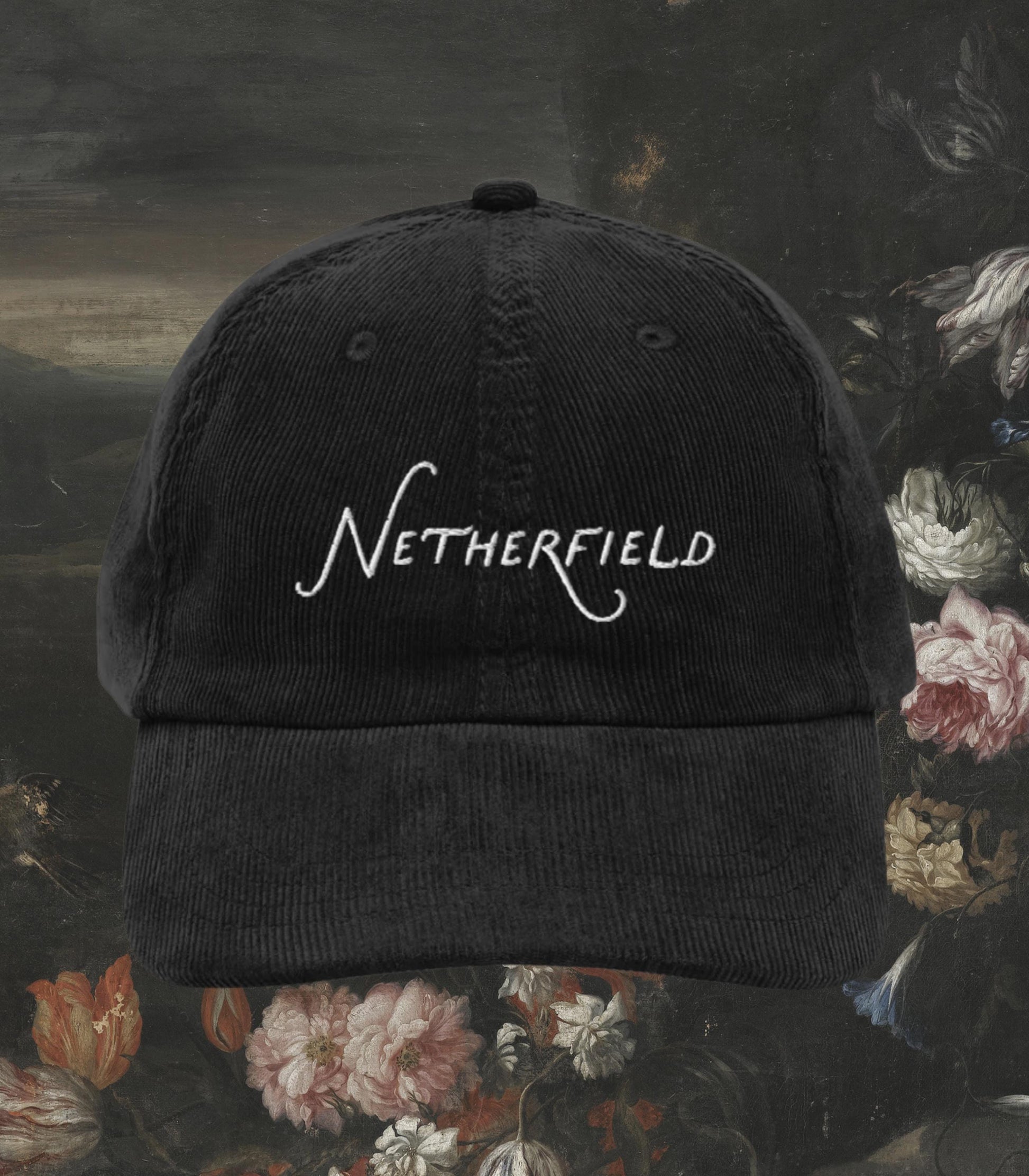 Pride & Prejudice Netherfield Vintage Embroidered Corduroy Hat Pemberley Darcy Fond of Walking Hot Girl Walk Bookish Gift Jane Austen Merch