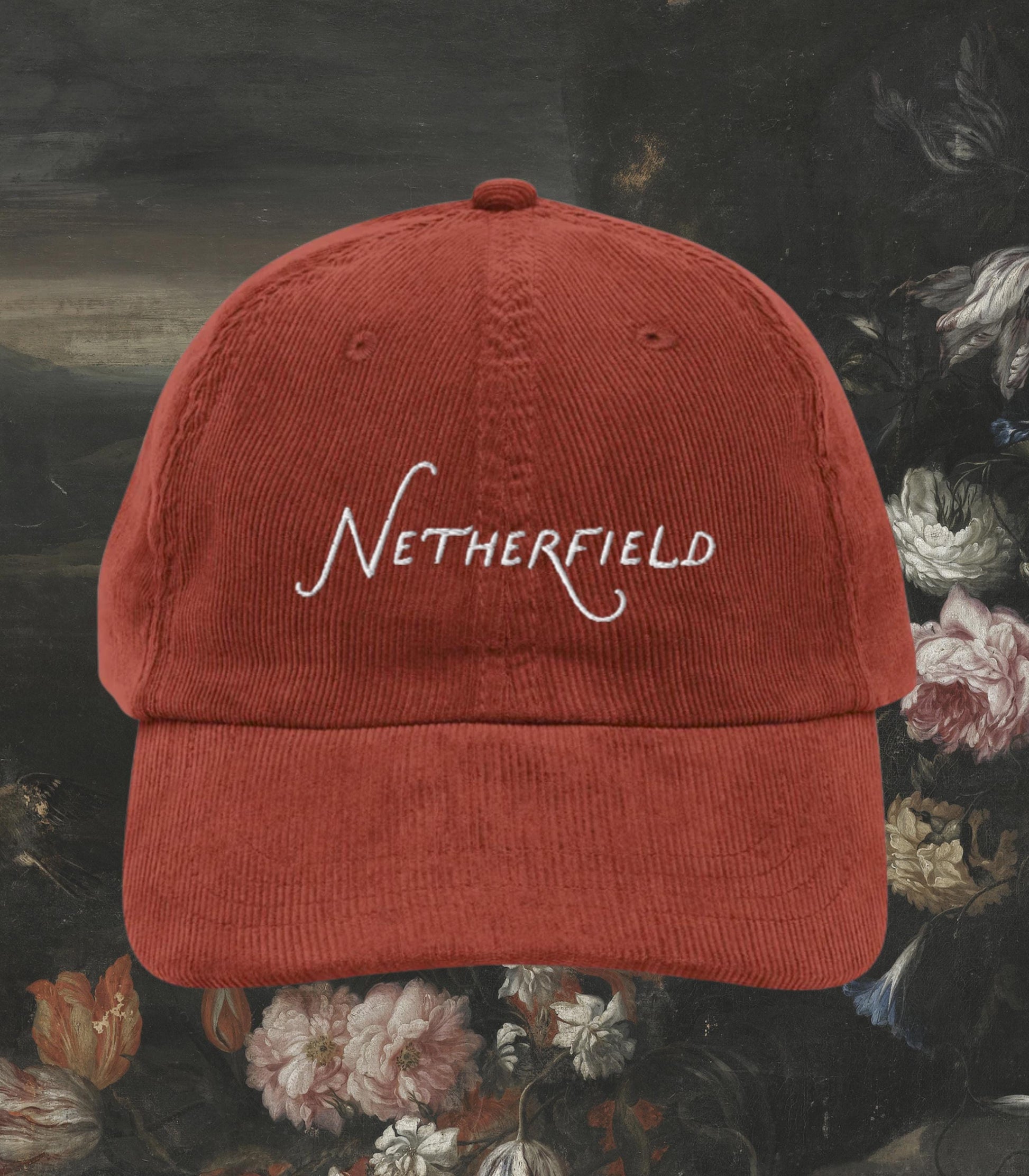 Pride & Prejudice Netherfield Vintage Embroidered Corduroy Hat Pemberley Darcy Fond of Walking Hot Girl Walk Bookish Gift Jane Austen Merch