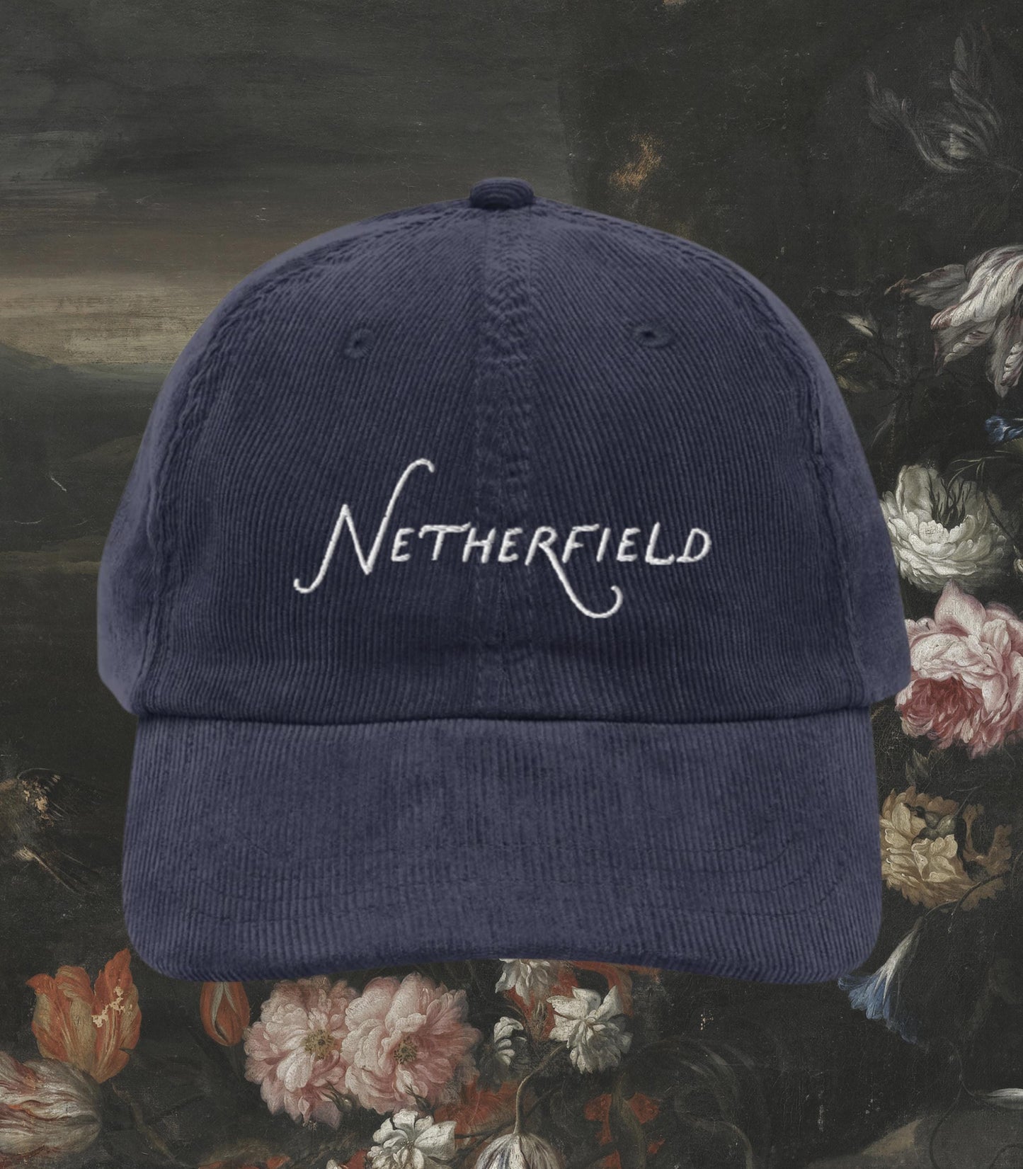 Pride & Prejudice Netherfield Vintage Embroidered Corduroy Hat Pemberley Darcy Fond of Walking Hot Girl Walk Bookish Gift Jane Austen Merch