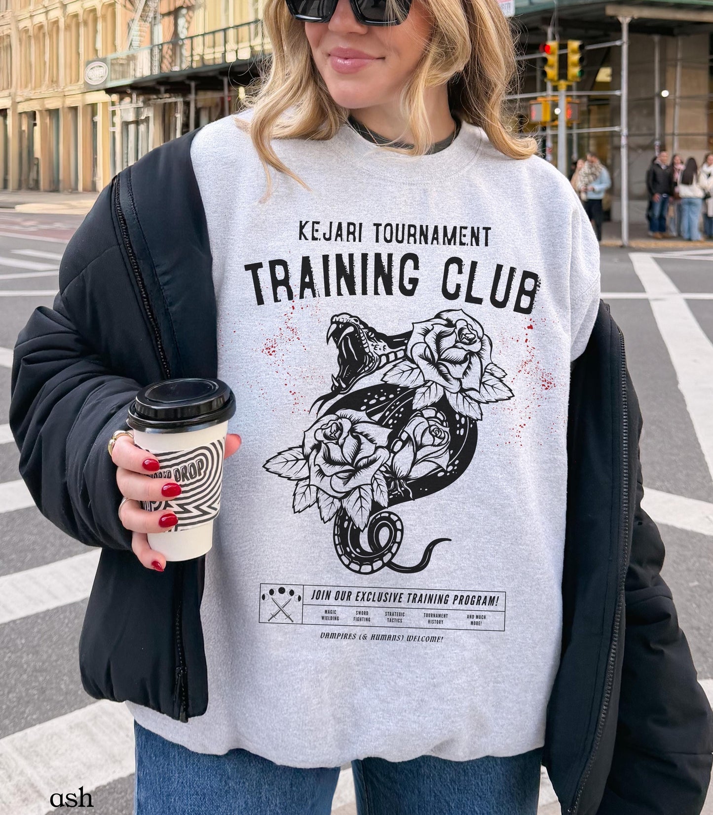 Serpent & The Wings of Night Sweatshirt LICENSED Carissa Broadbent Kejari Tournament Club Nightborn Nyaxia Little Serpent Oraya Book Merch