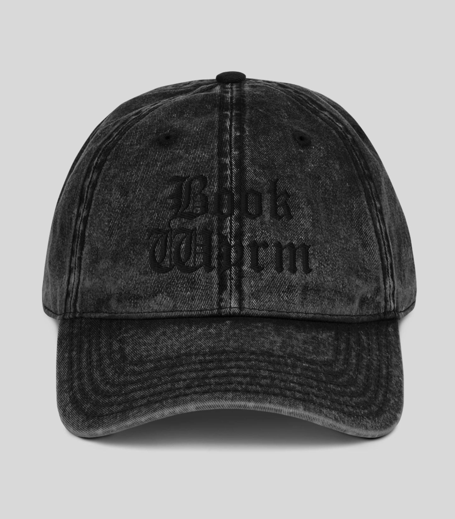 Book Wyrm Monochrome Medieval Embroidered Baseball Hat * Bookish Merch Bookworm Gift for Readers Hot Girls Read Castlecore Fantasy Romantasy