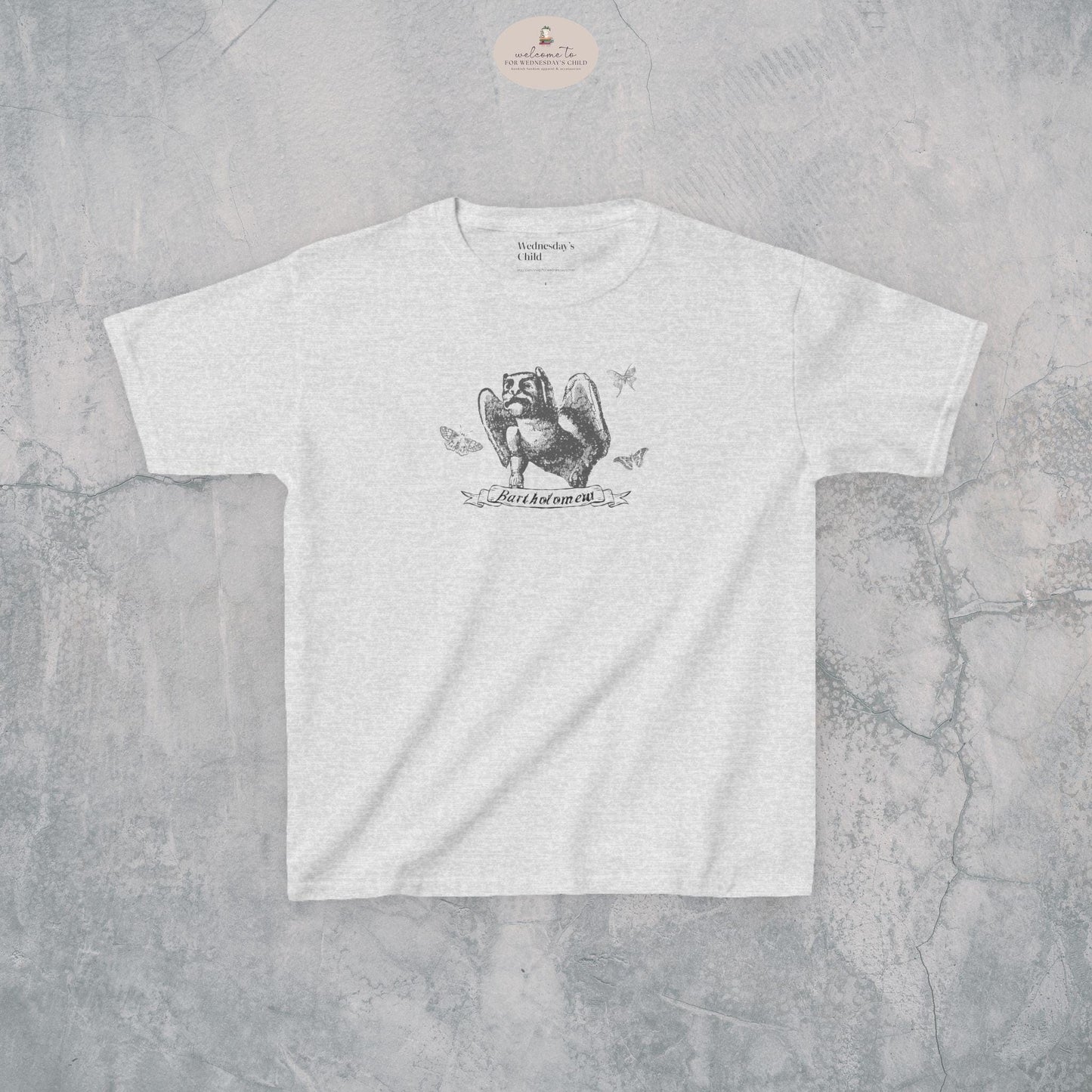 The Knight and the Moth Bartholomew Baby Tee * LICENSED Rachel Gillig Stonewater Kingdom Romantasy Fandom Merch Reader Medieval Gargoyle