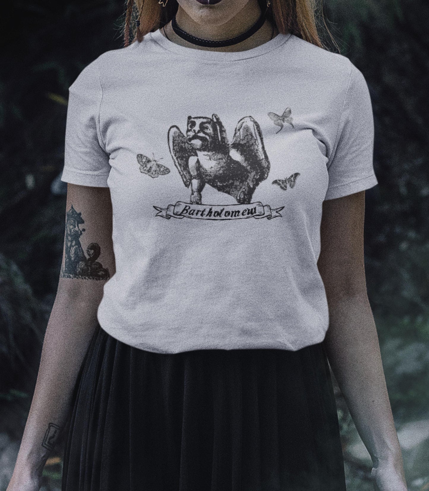 The Knight and the Moth Bartholomew Baby Tee * LICENSED Rachel Gillig Stonewater Kingdom Romantasy Fandom Merch Reader Medieval Gargoyle