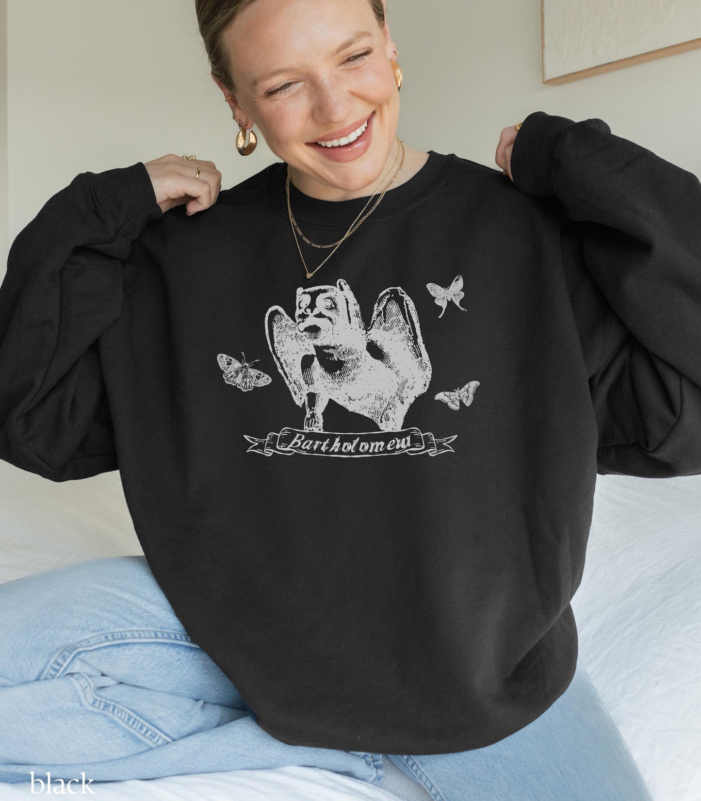 The Knight and the Moth Bartholomew Sweatshirt * LICENSED Rachel Gillig Stonewater Kingdom Romantasy Fandom Merch Reader Medieval Gargoyle