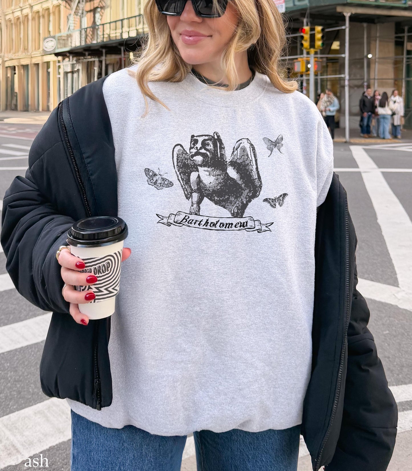 The Knight and the Moth Bartholomew Sweatshirt * LICENSED Rachel Gillig Stonewater Kingdom Romantasy Fandom Merch Reader Medieval Gargoyle