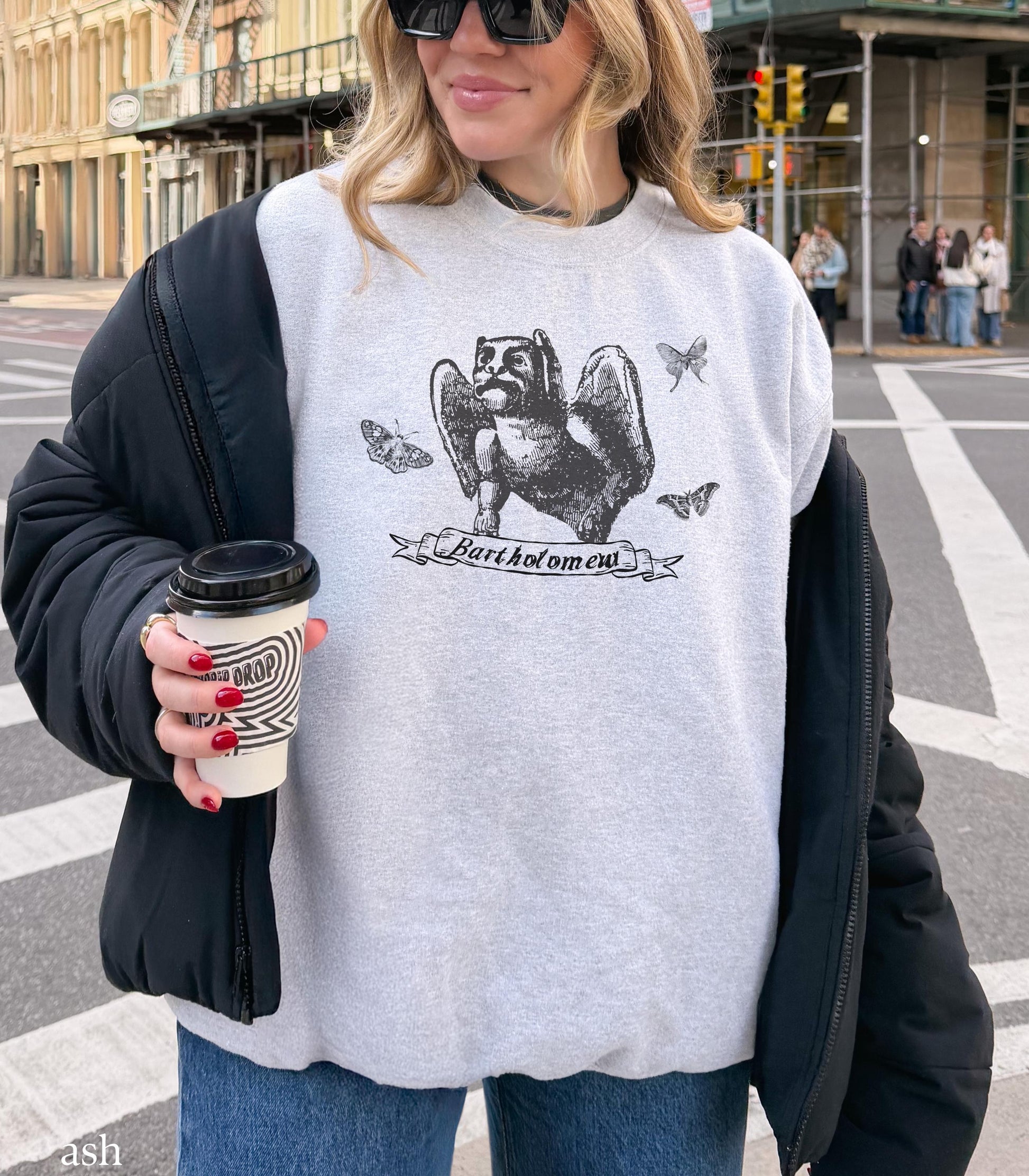 The Knight and the Moth Bartholomew Sweatshirt * LICENSED Rachel Gillig Stonewater Kingdom Romantasy Fandom Merch Reader Medieval Gargoyle
