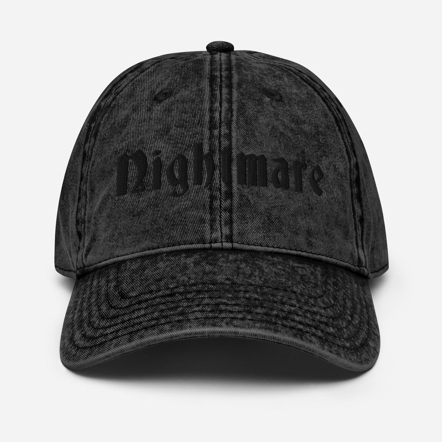 One Dark Window Nightmare Monochrome Embroidered Hat * LICENSED Rachel Gillig Bookish Romantasy Fandom Merch Dark Romance Reader Gift
