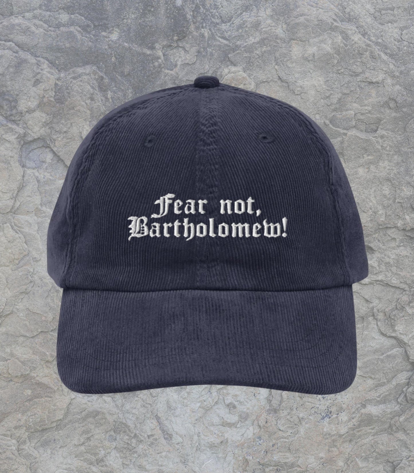 Fear Not Bartholomew Knight & the Moth Embroidered Hat * LICENSED Rachel Gillig Gargoyle Stonewater Kingdom Romantasy Fandom Merch Reader
