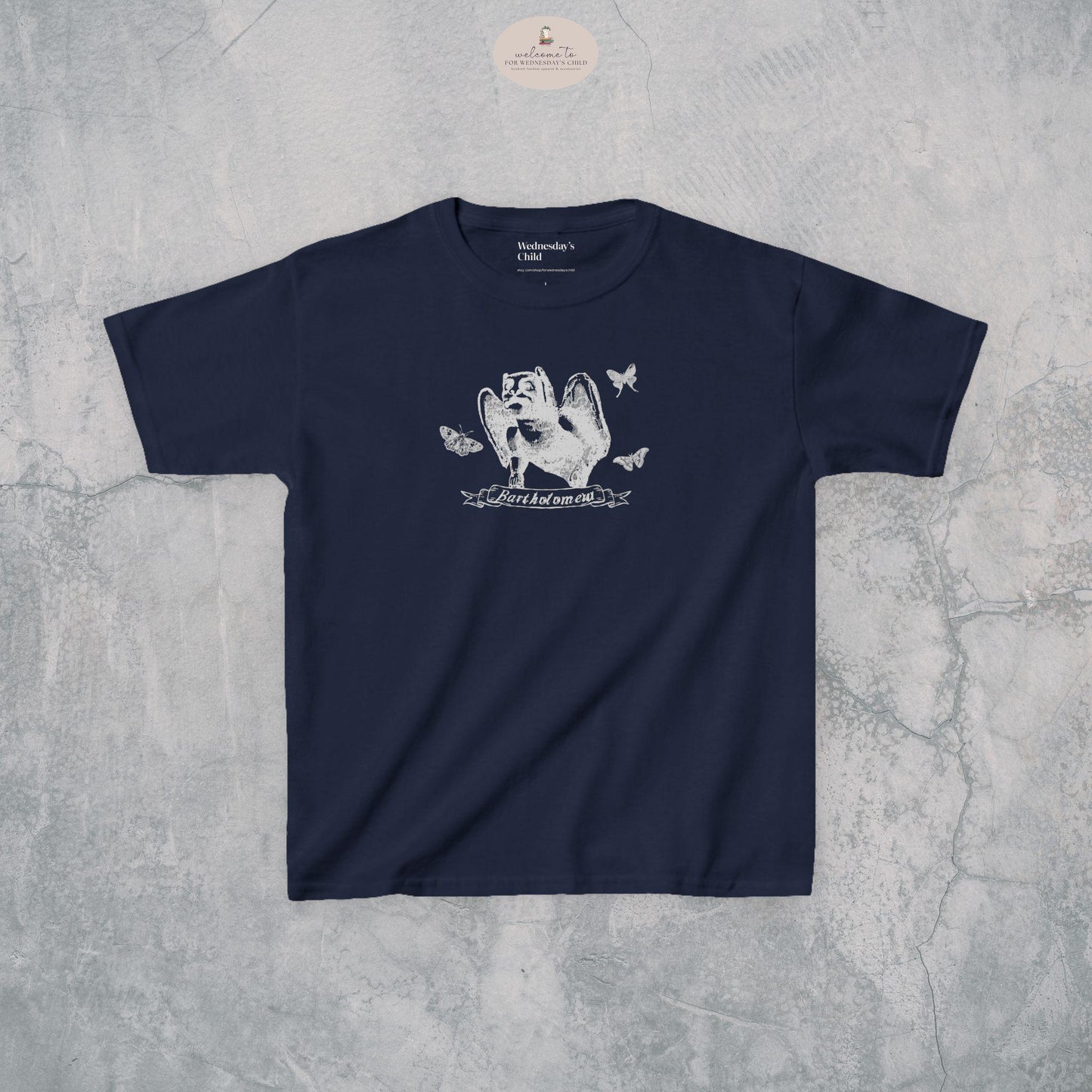 The Knight and the Moth Bartholomew Baby Tee * LICENSED Rachel Gillig Stonewater Kingdom Romantasy Fandom Merch Reader Medieval Gargoyle