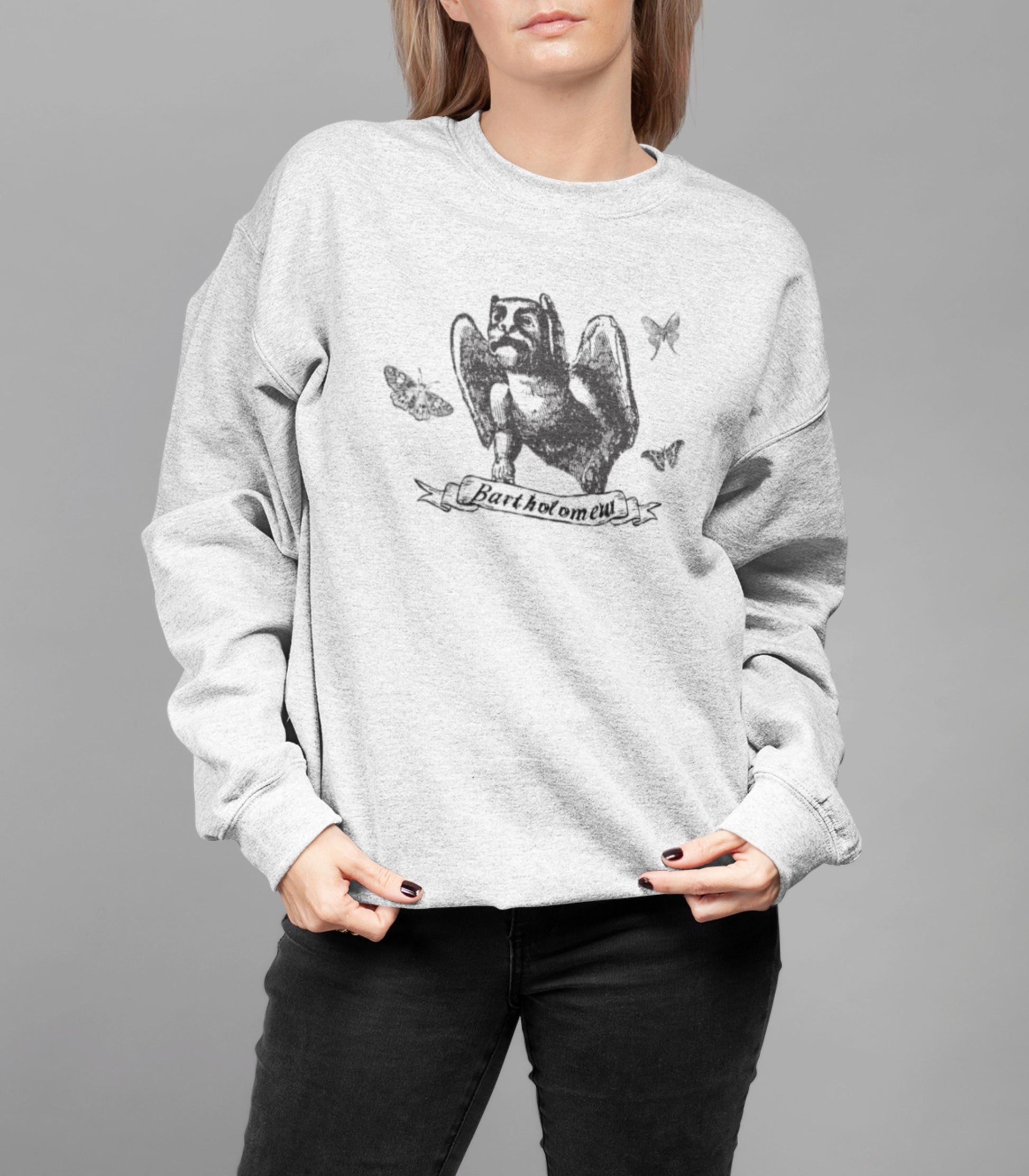 The Knight and the Moth Bartholomew Sweatshirt * LICENSED Rachel Gillig Stonewater Kingdom Romantasy Fandom Merch Reader Medieval Gargoyle