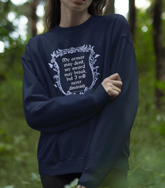 The Knight & the Moth Sweatshirt LICENSED Rachel Gillig Fantasy Quote Romantasy Fandom Merch Bartholomew Gargoyle Stonewater Kingdom