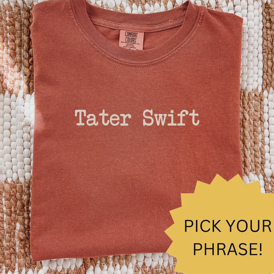 Comfort Colors Matching Potato Silly Thanksgiving Shirt * Funny Couple Shirt Sweet Couch Hot Baked Tater Potato Family Husband Wife