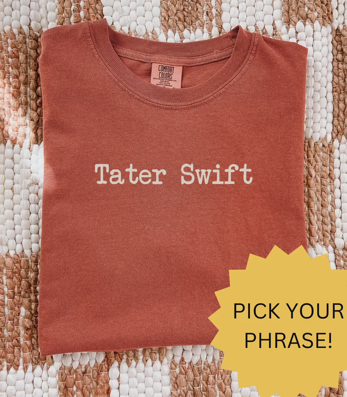Comfort Colors Matching Potato Silly Thanksgiving Shirt * Funny Couple Shirt Sweet Couch Hot Baked Tater Potato Family Husband Wife