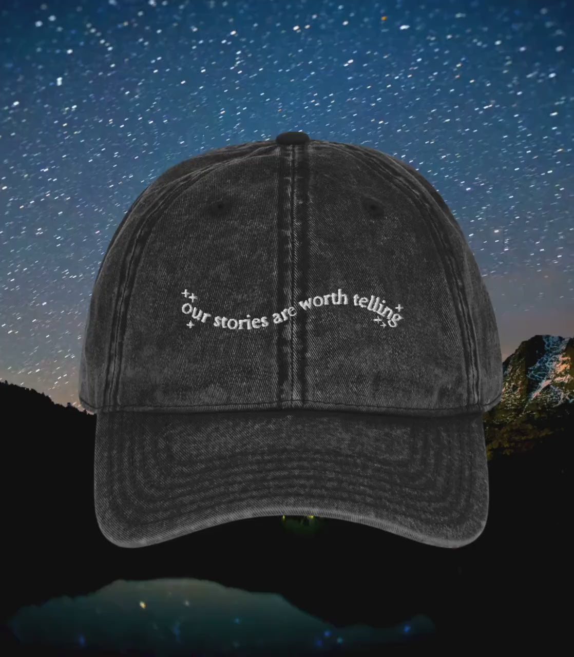 ACOTAR Vintage Embroidered Dad Hat * our stories are worth telling * velaris nesta feyra rhysand valkyrie * Bookish Gift Fandom Merch