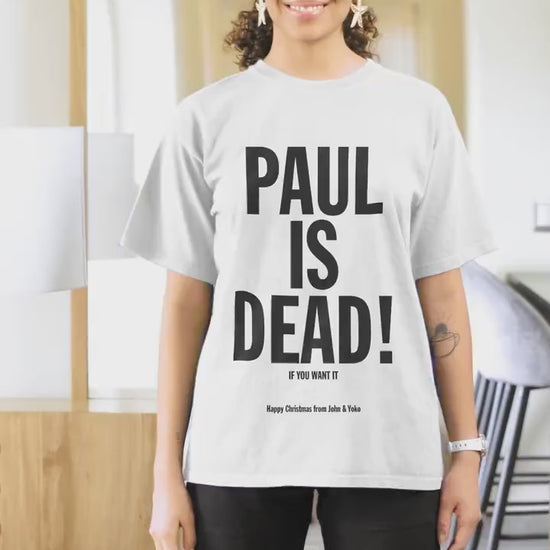 War is Over * Paul is Dead * Happy Christmas Funny Christmas Tee Shirt * Gift Ideas for Him * Music Fan * John Paul Fan Fandom