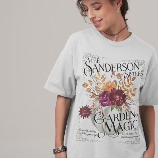 The Sanderson Sisters Garden of Magic tour vintage band tee 90s retro halloween witchy aesthetic tshirt spooky hocus pocus salem girls trip