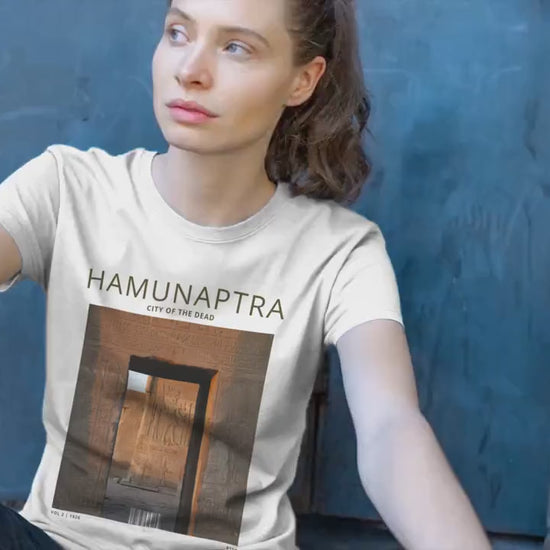Hamunaptra Travel Magazine Tee Shirt Tshirt * City of the Dead * Vintage Souvenir Adventure Tee * Fandom Merch Movie Lover Gift * The Mummy