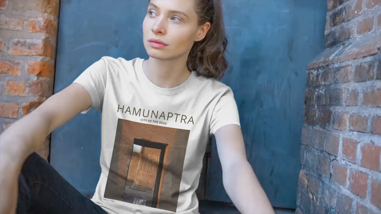 Hamunaptra Travel Magazine Tee Shirt Tshirt * City of the Dead * Vintage Souvenir Adventure Tee * Fandom Merch Movie Lover Gift * The Mummy