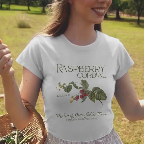 Raspberry Cordial Anne of Green Gables Tee Shirt Tshirt * Cottagecore Anne with an E * LM Montgomery Book Fandom Merch Bookish Book Lover