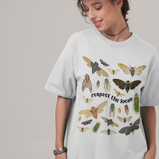 Cicada 2024 Forestcore Tshirt * Dark Academia Clothing Goblincore Gifts Year of The Cicada Brood Bug Entomology Insects Tee Save the Planet