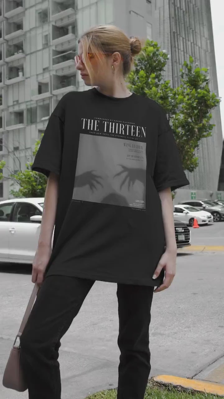 Throne of Glass The Thirteen Magazine Cover Tshirt Tee Shirt * SJM ACOTAR booktok merch * book fandom aesthetic * Manon Blackbeak Abraxos